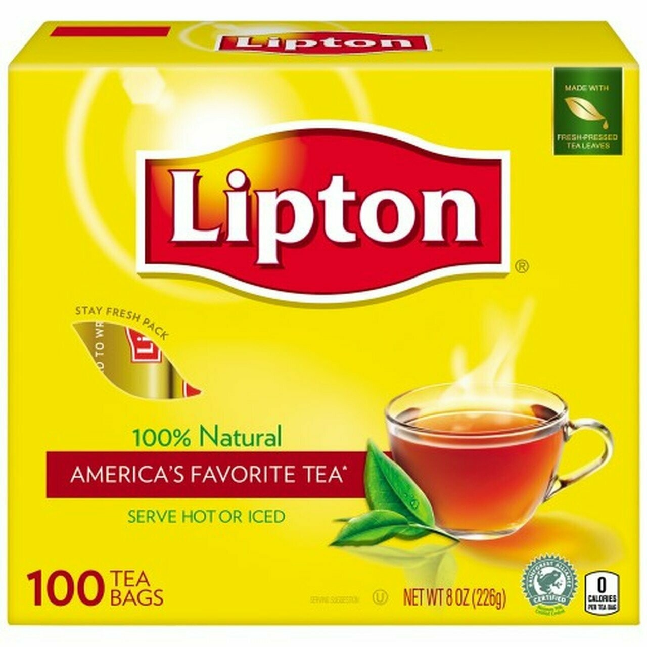Lipton Tee 100 شاي ليبتون الاصفر